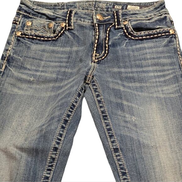 Miss Me Boyfriend Capri Cropped Pockets Stretch Women's Size‎ 26 x 25 - Picture 8 of 12